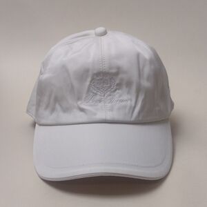 Loro Piana White Logo Baseball Cap Hat